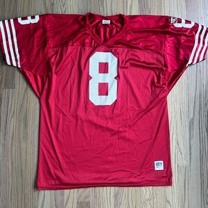 Vintage San Francisco 49ers Steve Young Jersey XL Wilson NFL WS PATCH